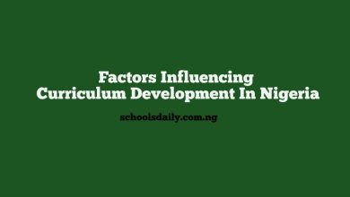Factors Influencing Curriculum Development In Nigeria